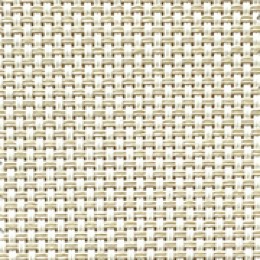 YUMA Omega Pro 5% screen fabric in White/linen