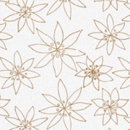YUMA Cannes <1% light filtering fabric in Tan Floral