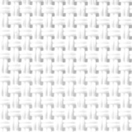 YUMA Omega 1% screen fabric in White/White