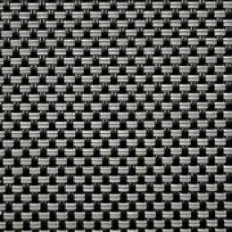 YUMA Omega Pro 10% screen fabric in Gray/black