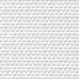 YUMA Omega 5% screen fabric in Bright White